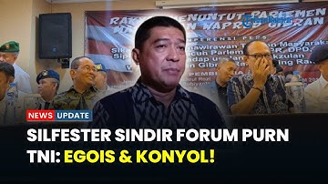 Silfester Matutina Cap Forum Purnawirawan Manusia Konyol Niat Geruduk MPR Demi Gibran Makzul