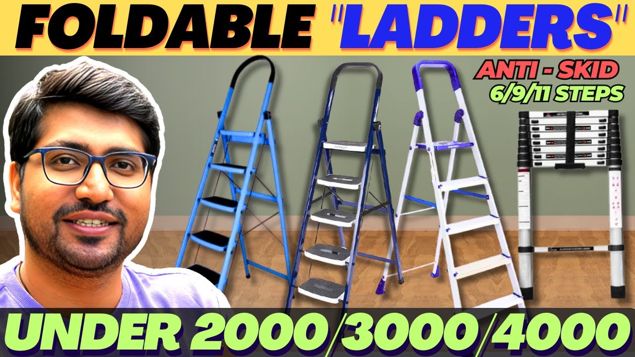 LATEST Best Folding Ladders 2025 In India Best Aluminium Ladder In Maxresdefault