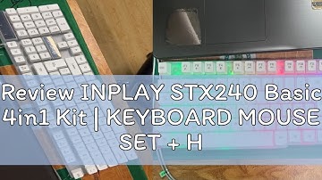 Review INPLAY STX240 Basic 4in1 Kit | KEYBOARD MOUSE SET + HEADSET MOUSE PAD COMBO | FOR PC COMPUTE