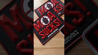 MOA Sucks! 3D Glow In The Dark Patches & Stickers www.paramounttactical.com