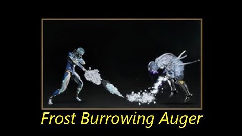 Burrowing Auger Frost SHOWCASE