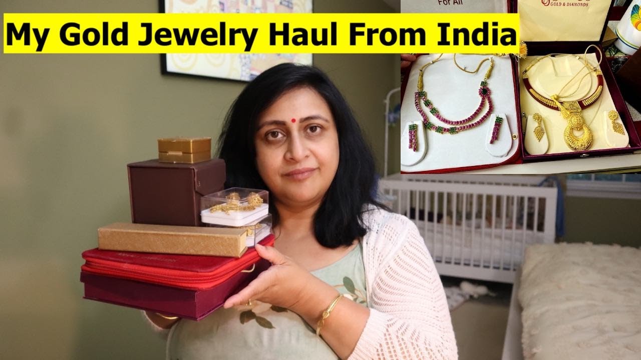My GOLD Jewelry Haul 👑 From INDIA | Full Day Vlog | Simple Living Wise Thinking