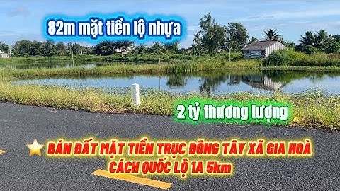 ⭐️ BÁN ĐẤT MẶT TIỀN LỘ NHỰA ĐÔNG TÂY GẦN QUỐC LỘ 1A GIÁ RẺ ĐẦU TƯ #bđs_đầu_tư #bđs 