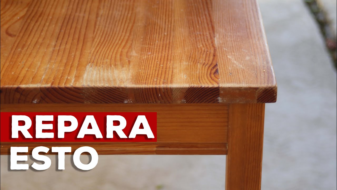 Cómo REPARAR un MUEBLE dañado YouTube Cómo REPARAR un MUEBLE dañado YouTube