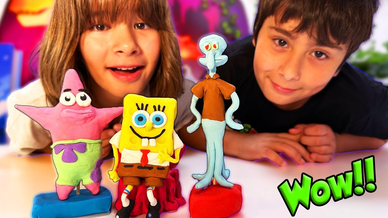 Las FIGURAS de Plastilina de BOB ESPONJA!!