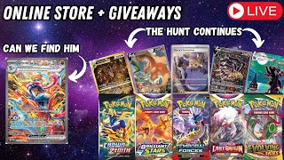 🔴Can we find Greninja and complete the set?! Online Store Openings + lots of Giveaways 🔥