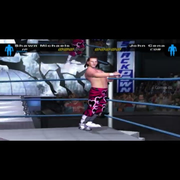 Shawn Michaels - sweet chin music #shorts #youtubeshorts #smackdownpain #ps2