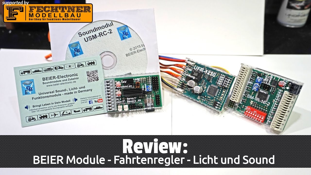 REVIEW BEIER Module UFR1230 & USM RC2 / SMIR162 YouTube
