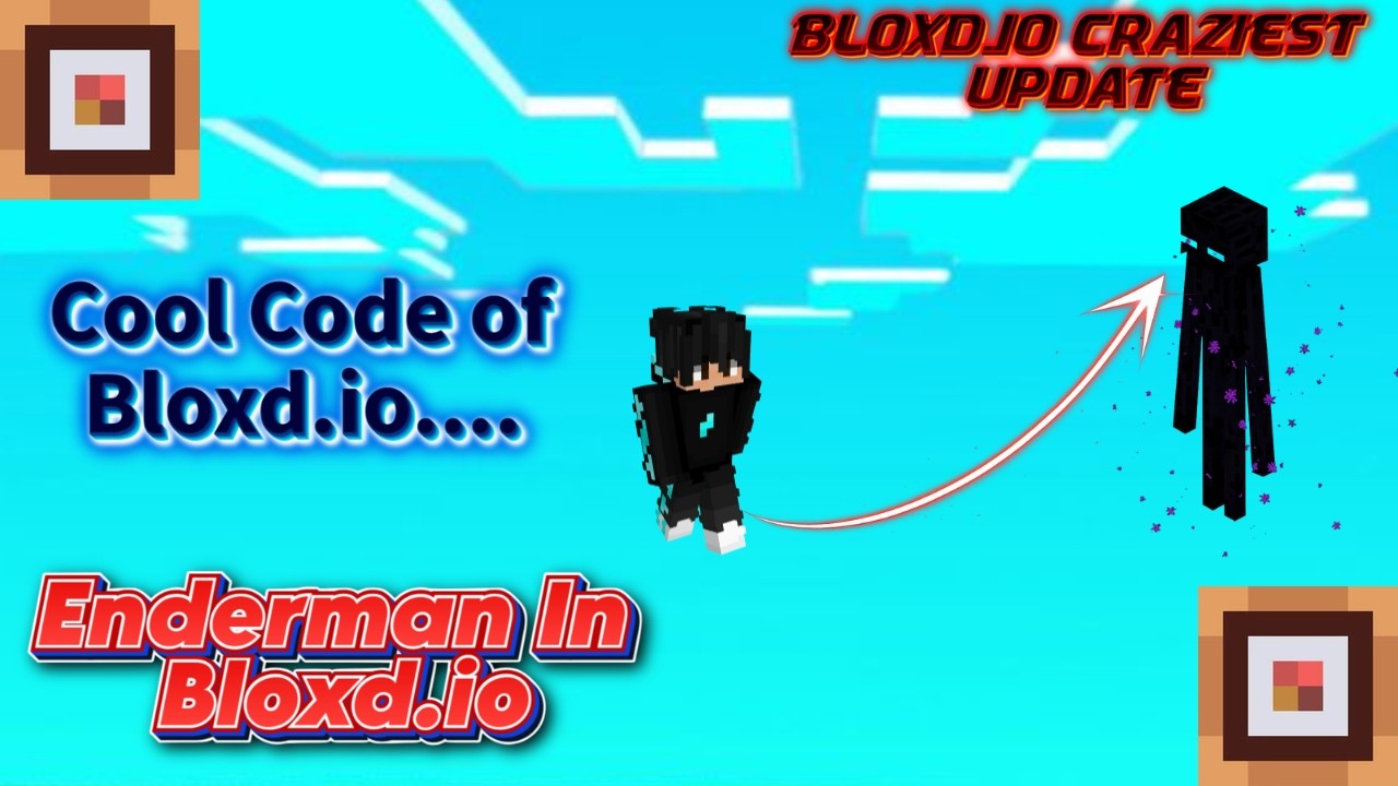 Bloxd.io Craziest Update Enderman In Blxod.io Crazy codes||Part-1||Unbelievable