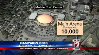 Heading to the south, Trump says "Silent majority is ba