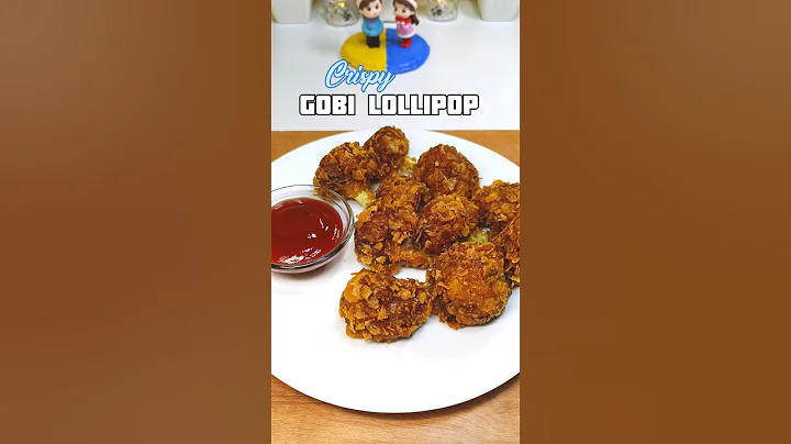 Ultimate Gobi Lollipop ✨ crispy snacks #shorts #recipe #food #gobi #snacks #viral #trending