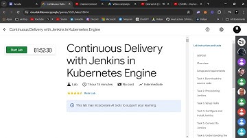 Continuous Delivery with Jenkins in Kubernetes Engine | GSP051 |