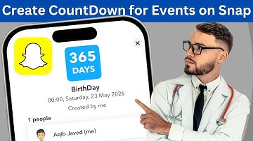 How to create countdown on snapchat l How to set timer on snapchat for events