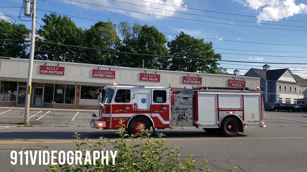 Dracut Fire Department Engine 3 Responding YouTube