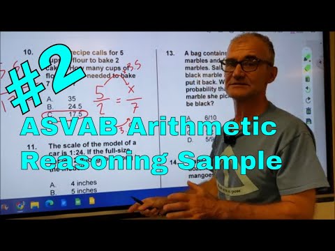ASVAB Arithmetic Reasoning Practice Test Part 2 with Link