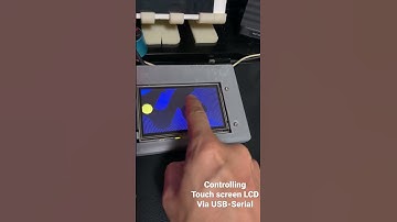 Touch Screen LCD Control by Python via USB-Serial