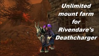 WOW super easy unlimited mount farm for the Rivendare's Deathcharger!