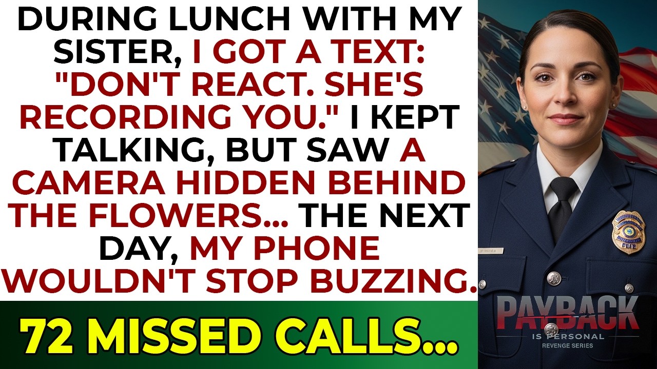 During Lunch With My Sister, I Got A Text From An Unknown Number Don’t React They’re Recording You