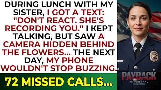 During Lunch With My Sister, I Got A Text From An Unknown Number Don’t React They’re Recording You