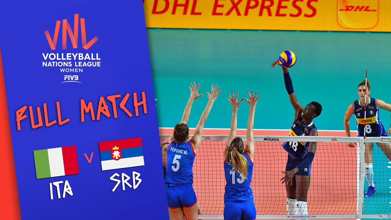 Italy 🆚 Serbia - Full Match | Women’s Volleyball Nations League 2019