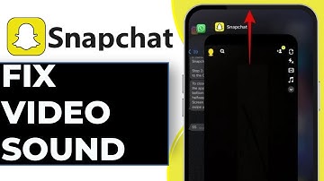 Snapchat video sound not working | Snapchat video sound problem (2024)