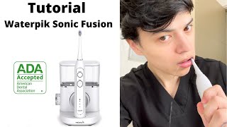 TUTORIAL de COMO USAR el Waterpik sonic fusion💦 (IRRIGADOR BUCAL, WATER FLOSSER) 👋🏻ADIOS HILO DENTAL