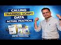 33.Calliing Training-Script Data Actual prac | digital marketing course in marathi | Shivaa Digital
