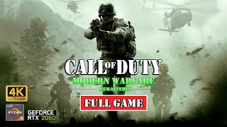 CALL OF DUTY : Modern Warfare Remastered Gameplay Walkthrough Part 4 | CAMPAIGN | [4K 60FPS]