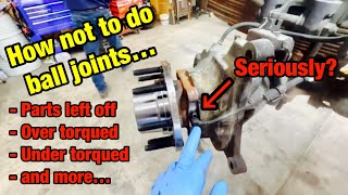How not to do ball joints by Automedic Garage 1,069 views 1 month ago 8 minutes, 34 seconds