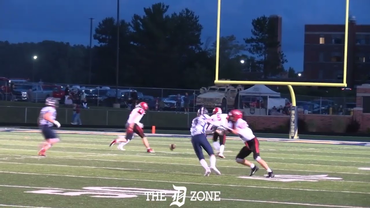 Gaylord 2025 CB/S Isaac Collins nearly has a pick six vs. Marquette