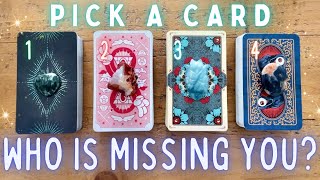 Who is Missing You \& Why?🧐👀 PICK A CARD🔮 Timeless Psychic Tarot Reading