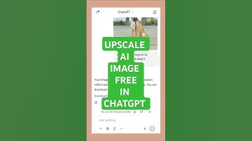 Upscale Your Image with AI #chatgpt #imageediting #aiart