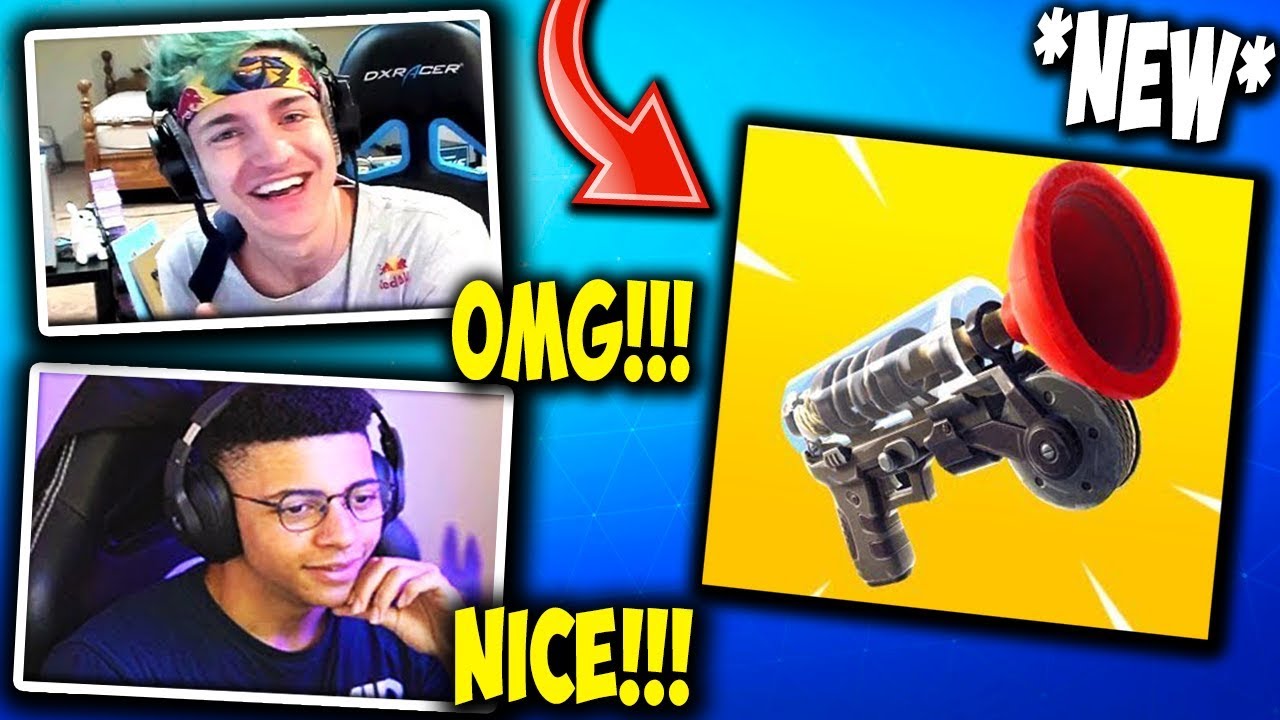 STREAMERS REACT TO FORTNITE GRAPPLING HOOK GAMEPLAY - Fortnite Funny Moments - Fortnite Daily