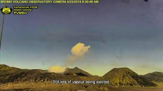 Bromo Volcano Time Lapse 190423