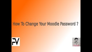 How to change your Moodle Password ?