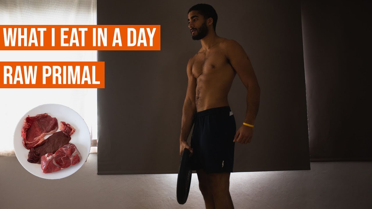 WHAT I EAT IN A DAY TO GET SHREDDED ON A RAW PRIMAL DIET YouTube