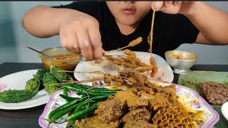 Beef intestine Bawng chek //Mukbang leh tan ang aw