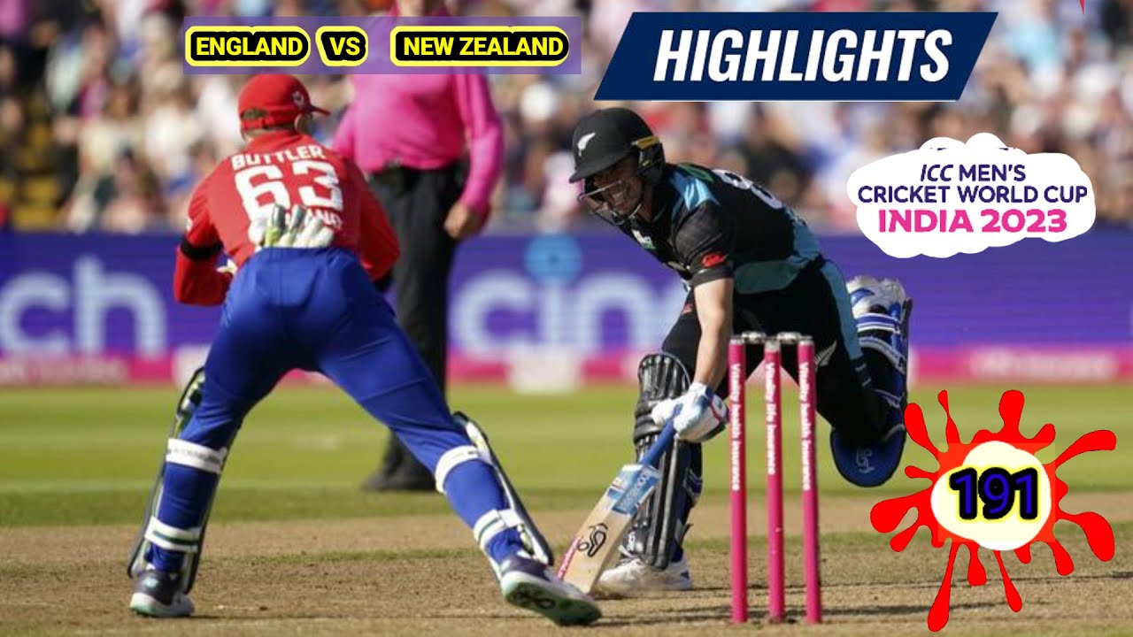 England vs New Zealand World Cup 2023 Match Full Highlights 2023 | ENG ...