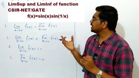 CSIR NET Mathematics||LimSup LimInf Dec 2016|csir net questions