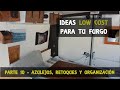 #10 Camperización de furgoneta LOW COST. Azulejos, retoques, organización e ideas para tu furgo