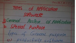 Types of application software General purpose  and special purpose application software screenshot 5