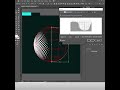 Dotted halftone Sphere Logo Icon in Illustrator #shorts
