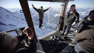 Lookout in the French Alps One Of The Most Beautiful Places To Stay In The World