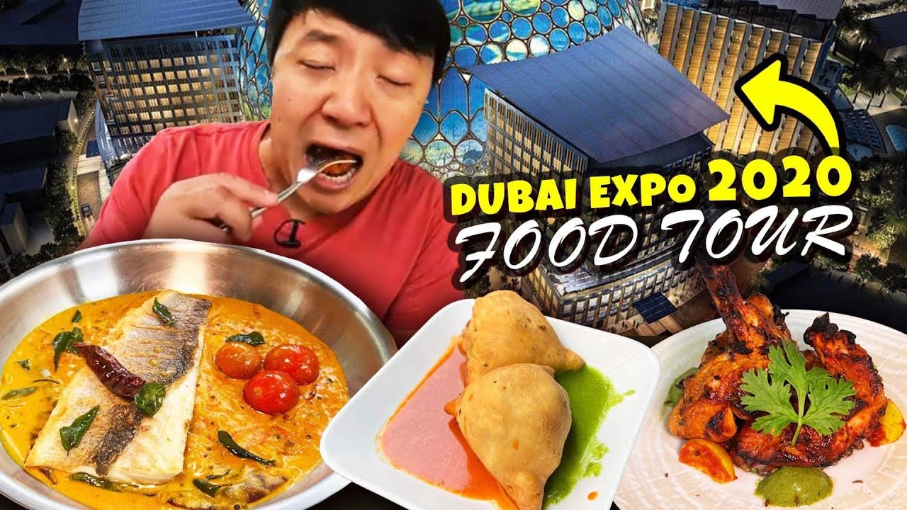 Dubai Expo 2020 FOOD TOUR! Indian FEAST & FLYING Korean Dessert | Strictly Dumpling