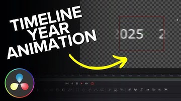 Timeline Year Animation in DaVinci Resolve (Full Tutorial)