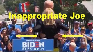Joe Biden Just Doesn’t Learn, Even His Wife Jill Has to Physically Remove His Hands From Her Waist
