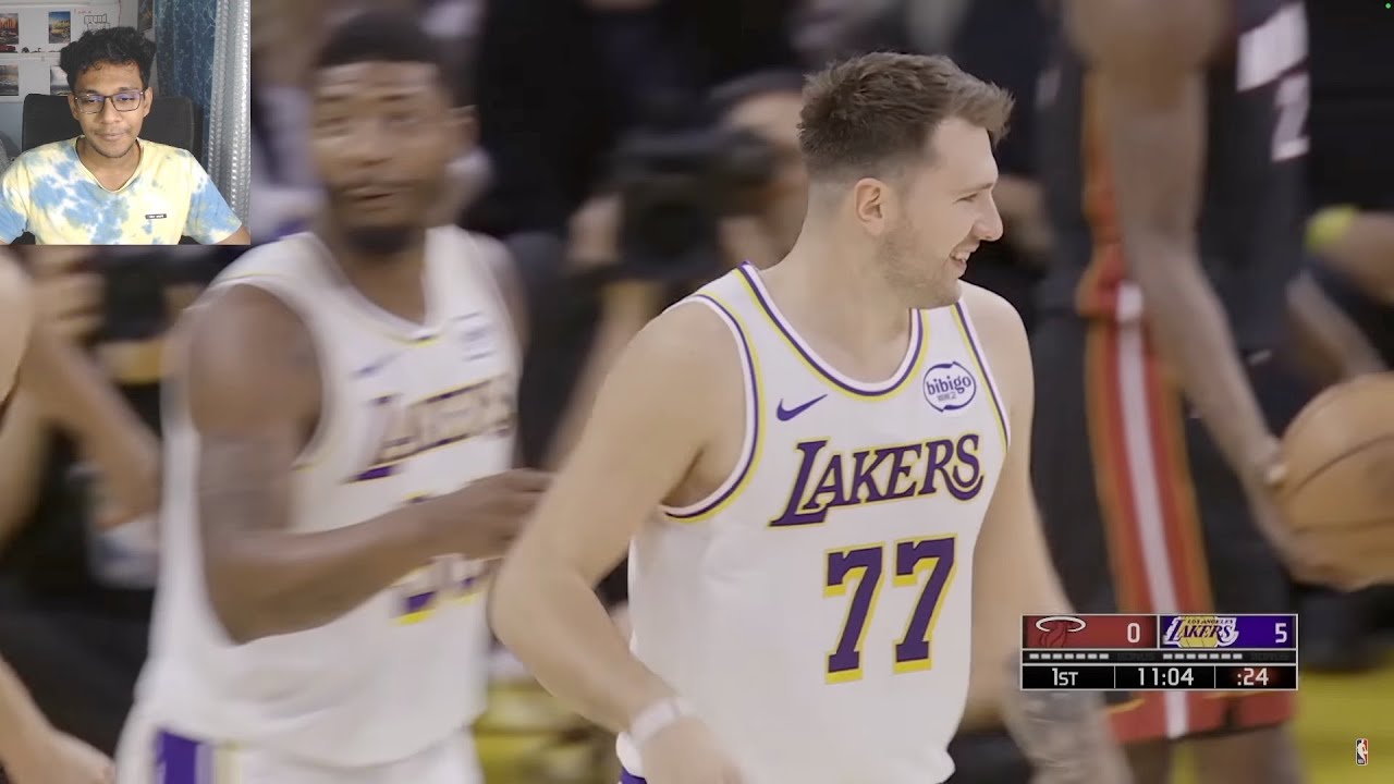 Luka TRIPLE DOUBLE! Lakers Look...Good?! LA Lakers VS Miami Heat NBA ...