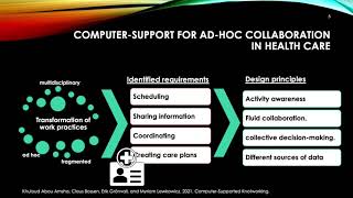 Computer-Supported Knotworking: Design guidelines based on two case studies from the healthcare ...