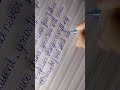Beautiful English Handwriting ✍️✨ | Cursive Writing #Shorts | Satisfying Calligraphy Video