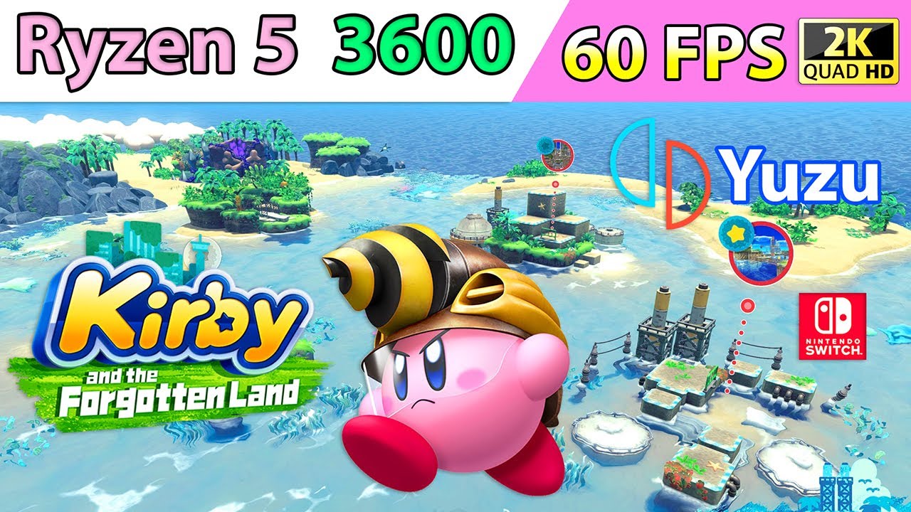 Kirby and the Forgotten Land - YUZU 2022 4K 30FPS 